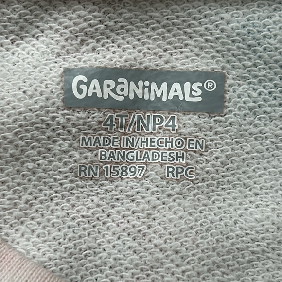 Garanimals Toddler Girl Multi-Color Sweater Size 4T/NP4 - Picture 4 of 4